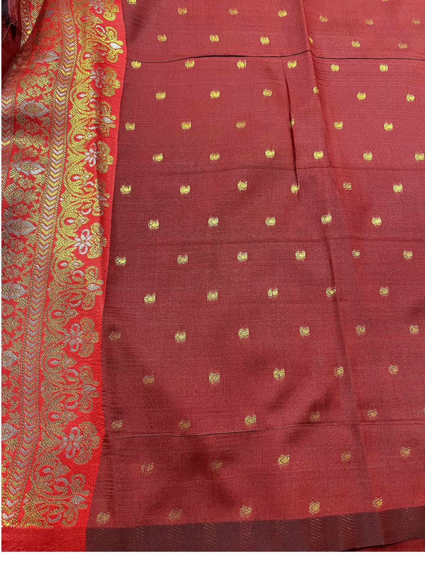 Southloom Semi Silk Saree with Woven Work on Body and Borders