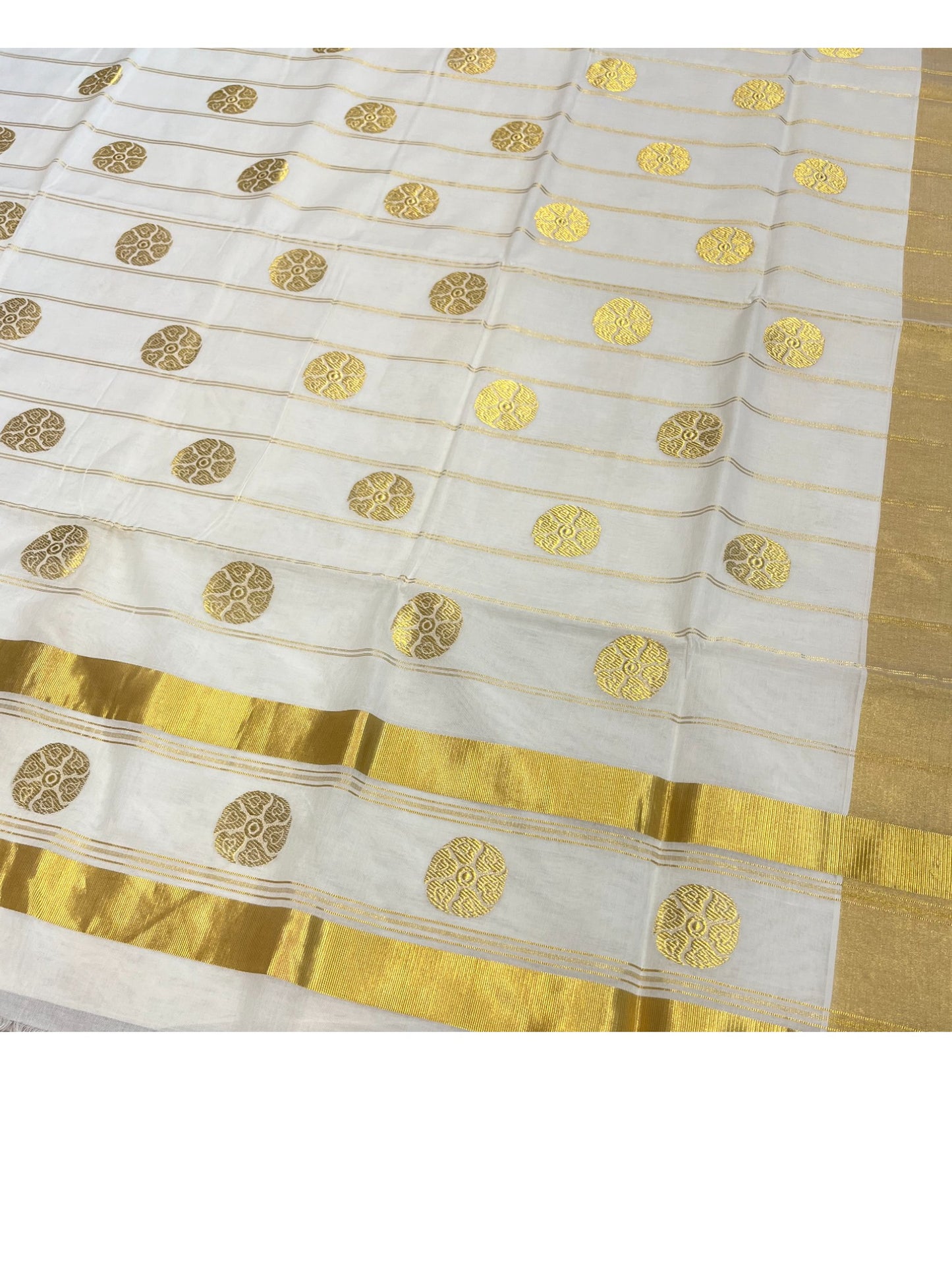 Southloom Super Premium Balaramapuram Unakkupaavu Handloom Cotton Saree with Woven Design