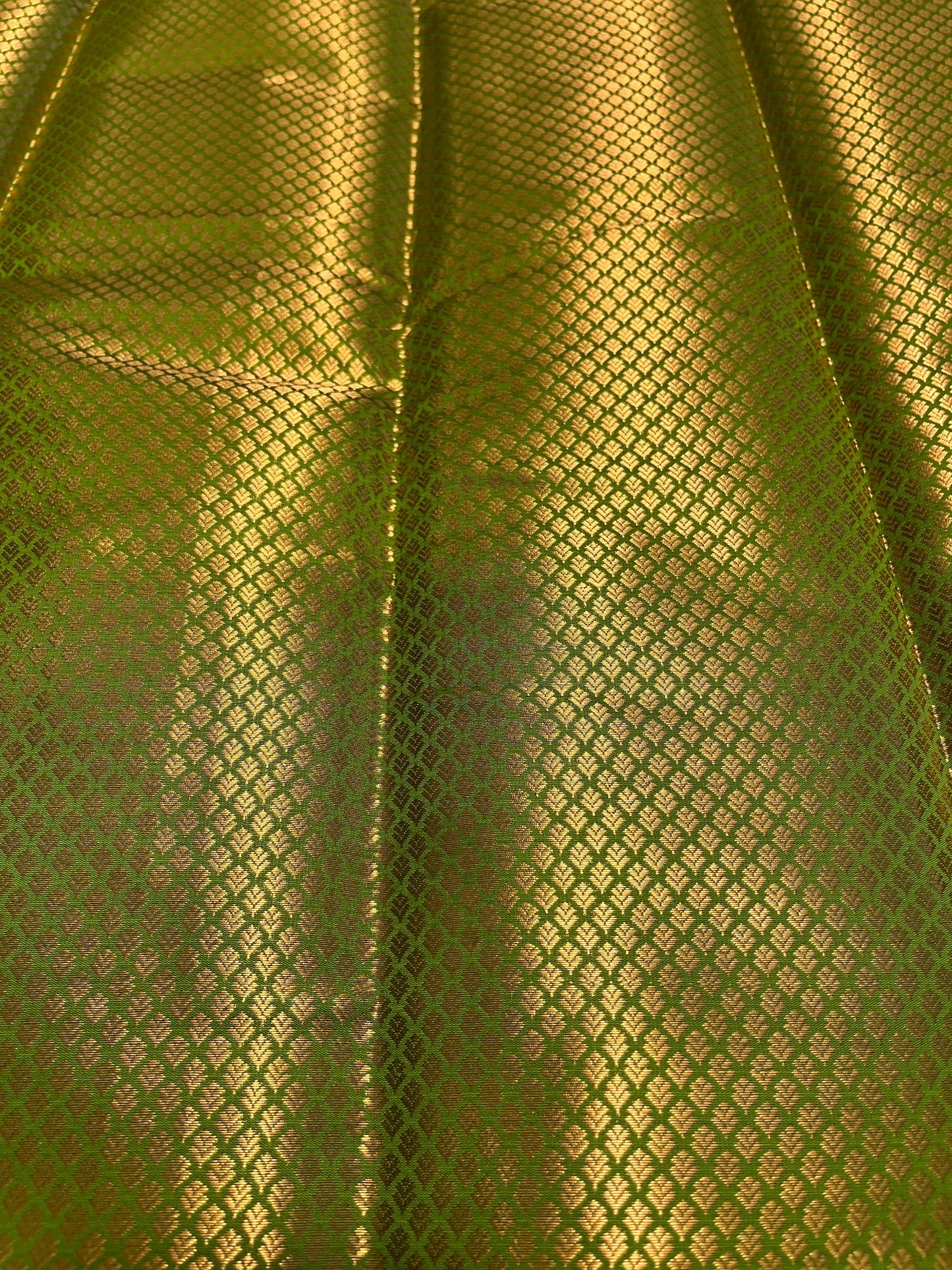 Southloom Premium Semi Silk Zari Work Brocade Saree in Bridal Green with Matching Pallu