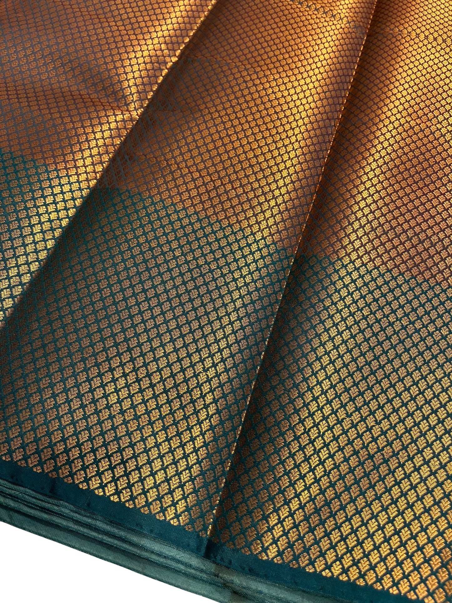 Southloom Semi Silk Brocade Bridal Saree With Woven Borders