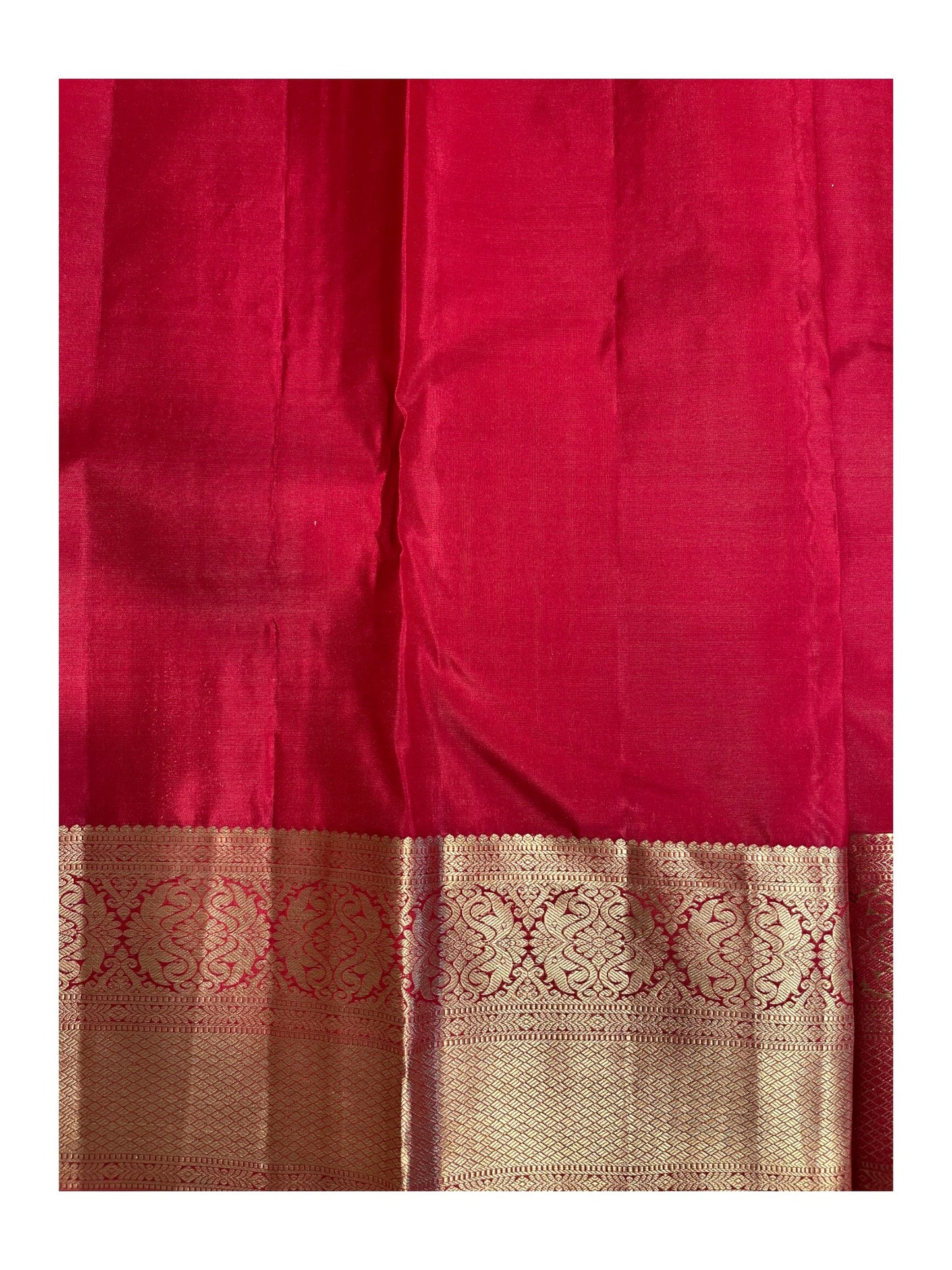 Southloom Pure Handloom Bridal Kanchipuram Silk Saree with Korvai Work