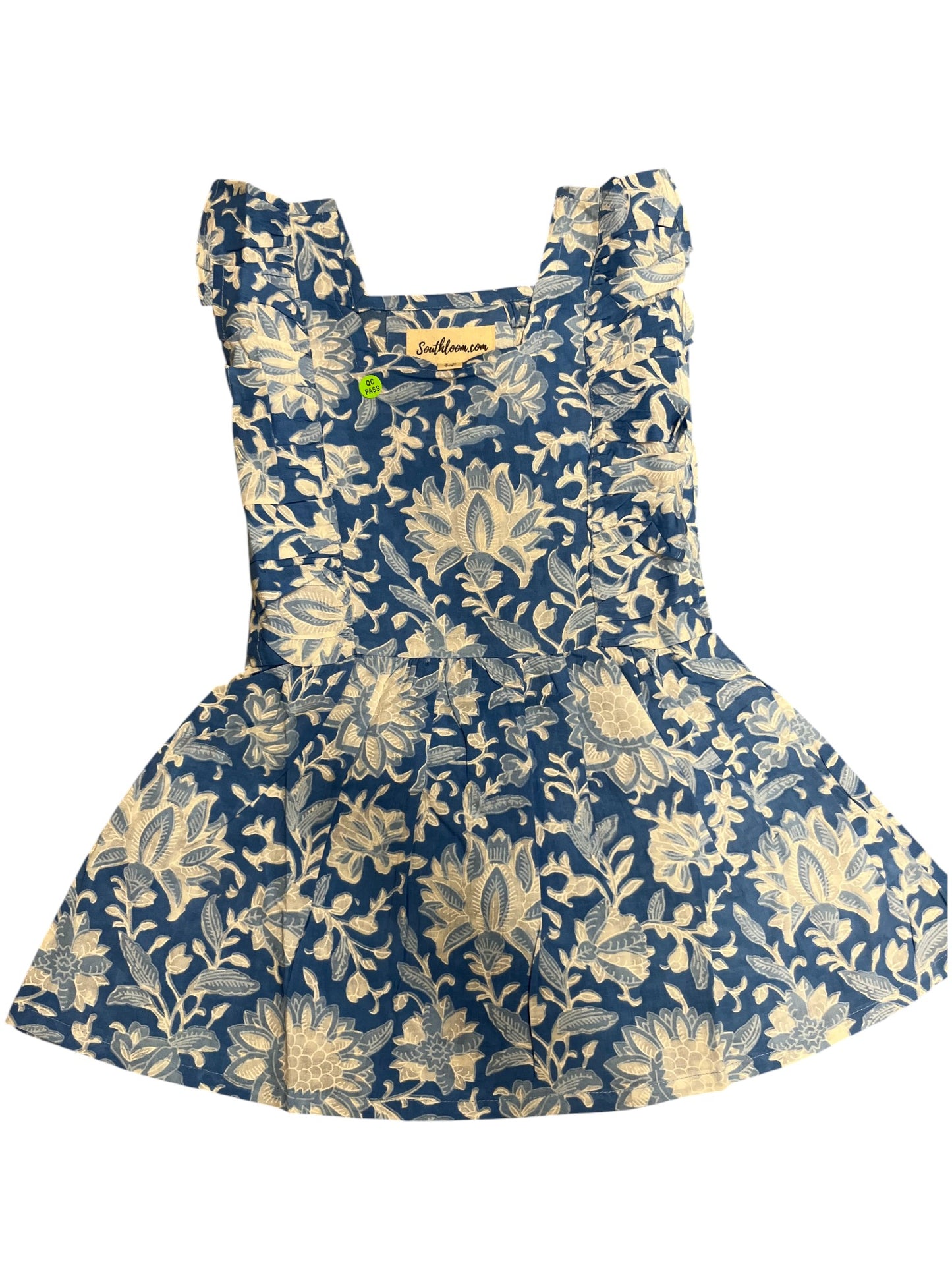 Southloom Pure Cotton Jaipur Printed Frocks for Girls (Age 1-2)