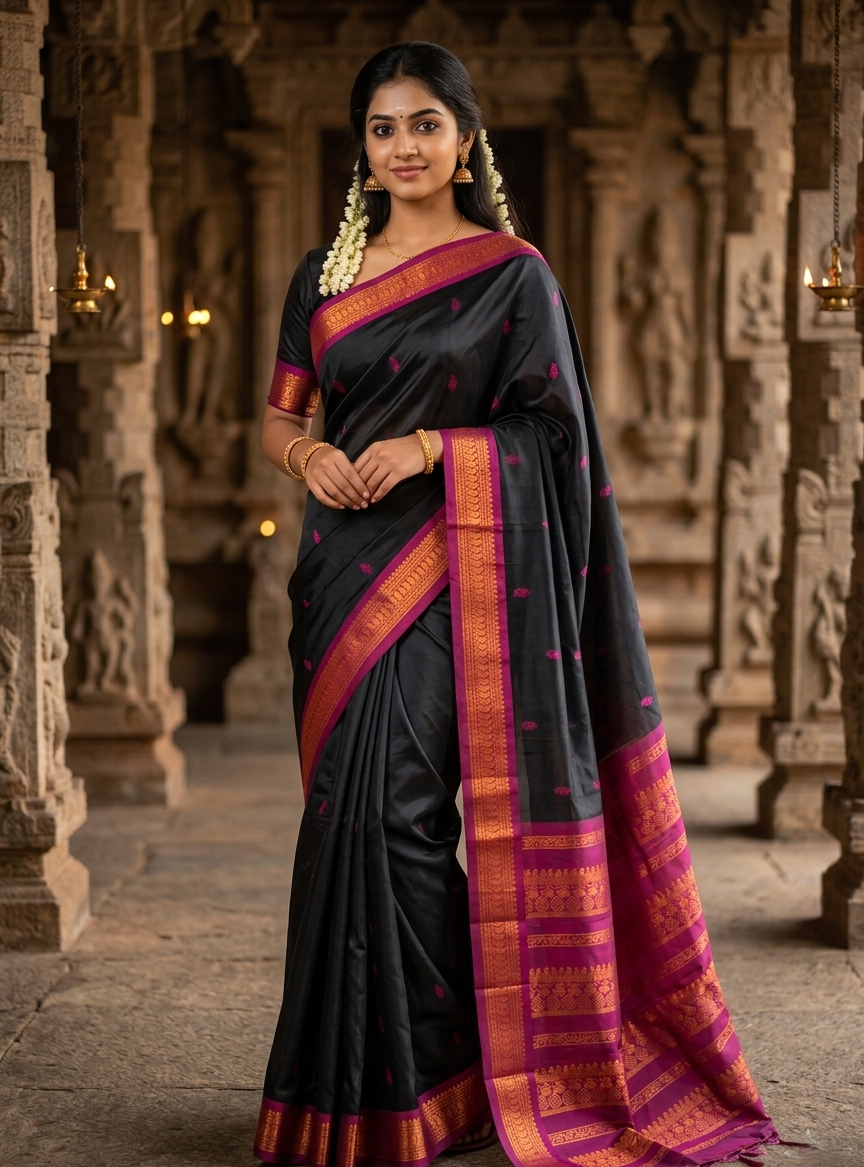 Southloom Cotton Silk Saree SL274