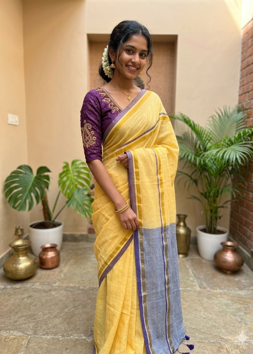 Kerala Mul Cotton Soft Fabric Saree SL215