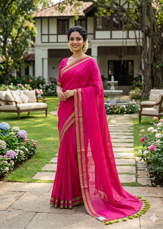 Kerala Mul Cotton Soft Fabric Saree SL215