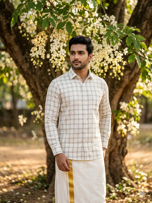 Southloom Pure Cotton Check Shirt SLSHIRT 38FS