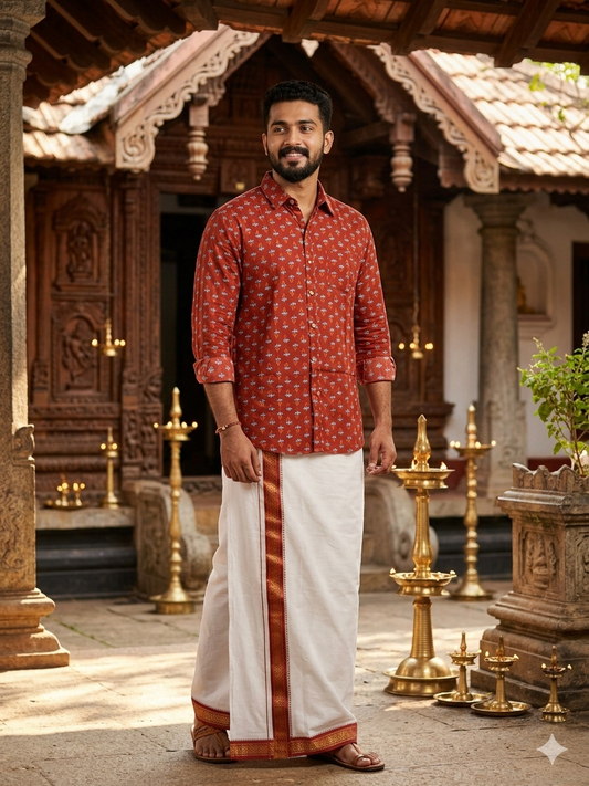 Cotton Printed Full Sleeve Shirt SL234