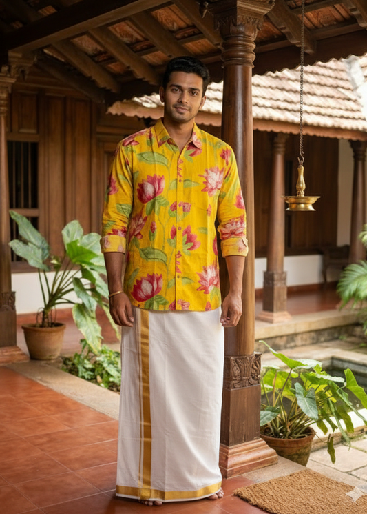 Cotton Printed Full Sleeve Shirt SL234