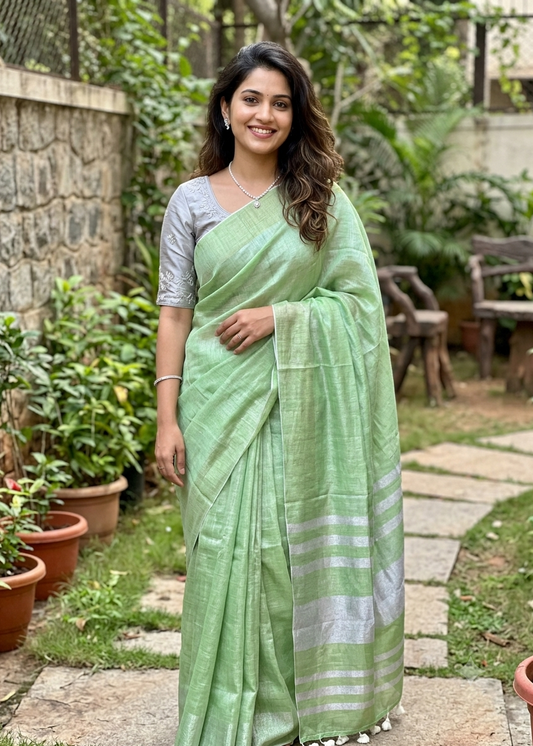 Southloom Tissue Mul Cotton Saree SL215TISSUE