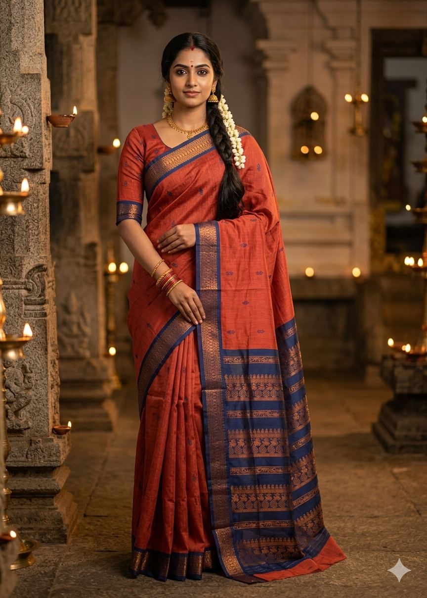 Southloom Cotton Silk Saree SL274