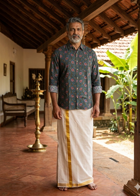 Cotton Printed Full Sleeve Shirt SL234