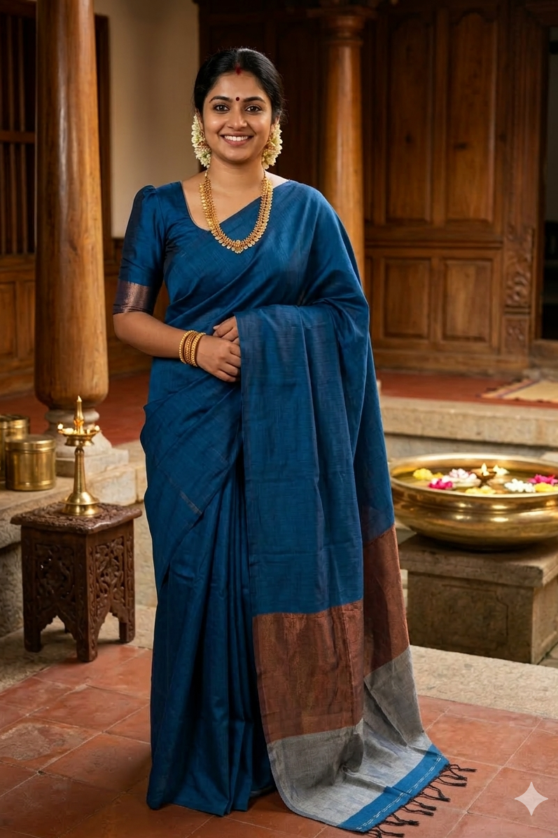 Kerala Mul Cotton Soft Fabric Saree SL215