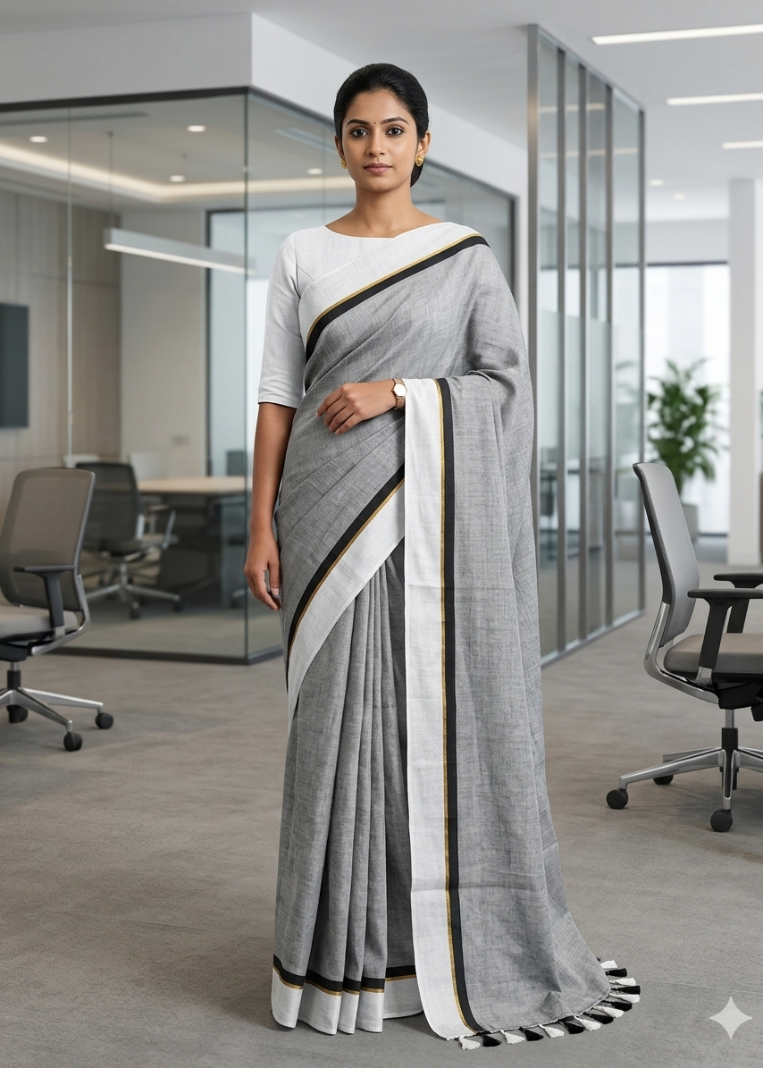 Kerala Mul Cotton Soft Fabric Saree SL215