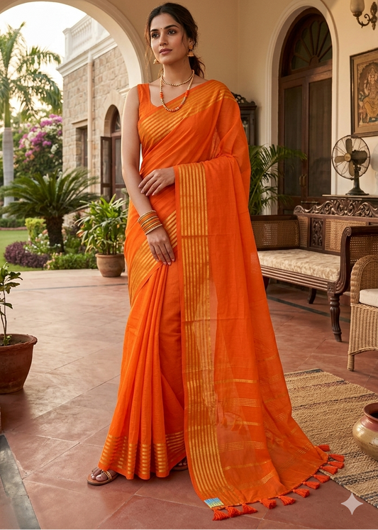 Kerala Mul Cotton Soft Fabric Saree SL215