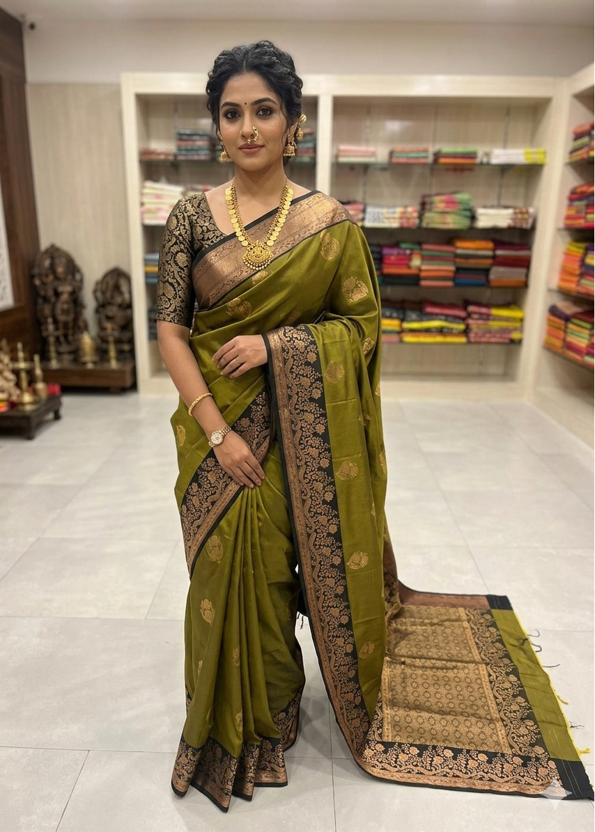 Southloom Semi Silk Saree SL317