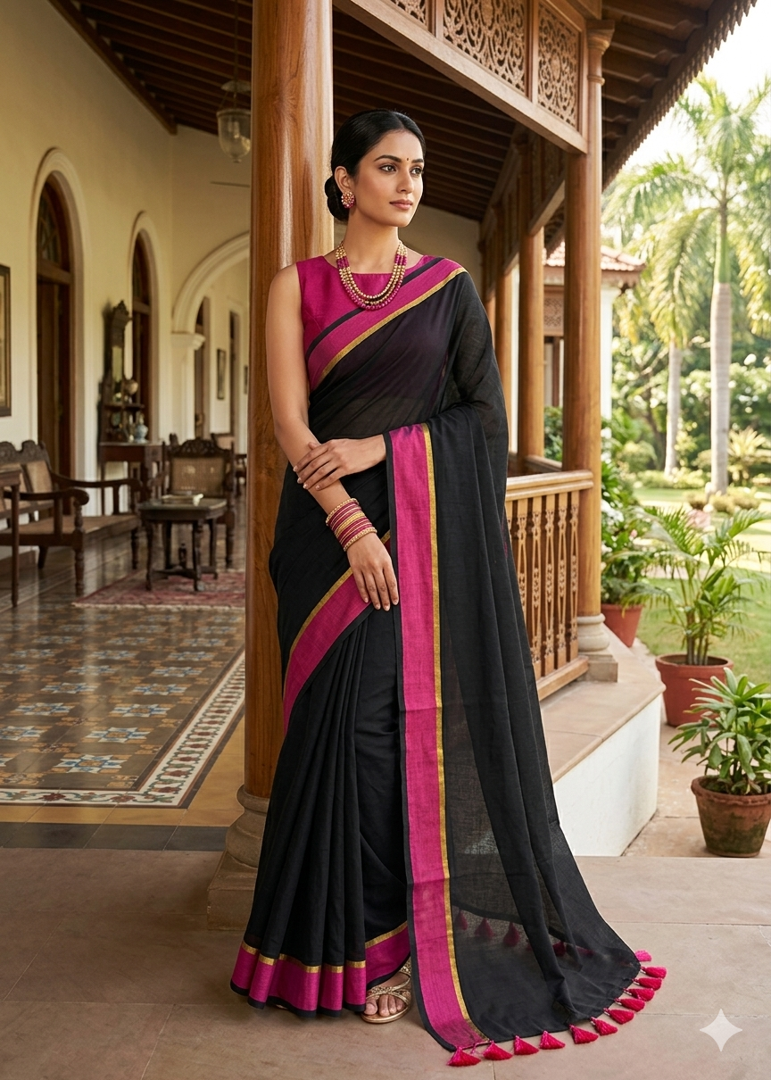 Kerala Mul Cotton Soft Fabric Saree SL215