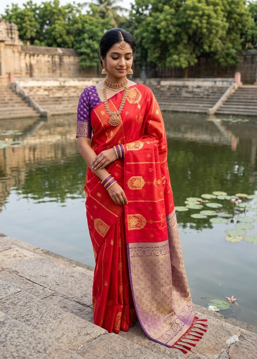 Semi Soft Silk Saree SL228