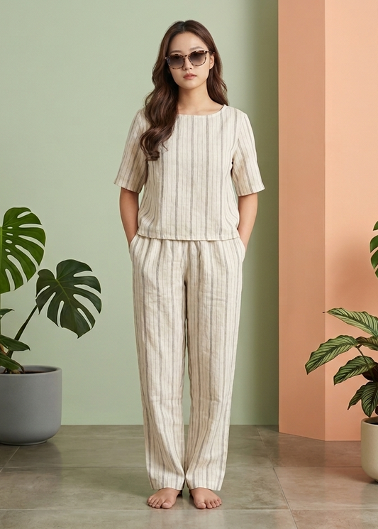 Southloom Linen Cord Set For Women SL304