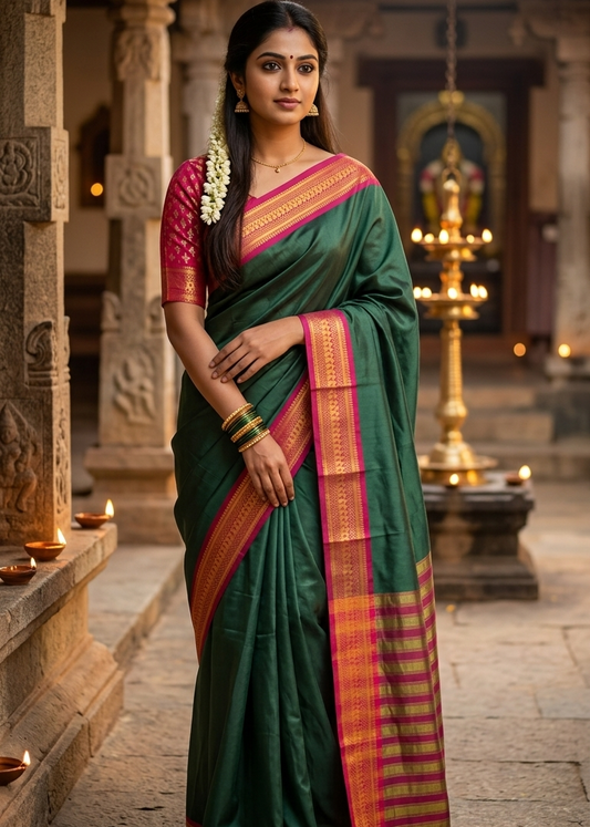 Southloom Semi Silk Narayanpet Saree SL265