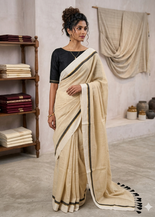 Kerala Mul Cotton Soft Fabric Saree SL215