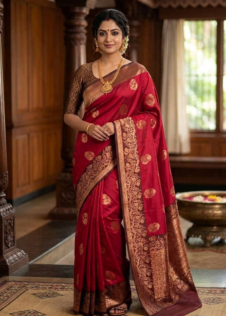 Southloom Semi Silk Saree SL317