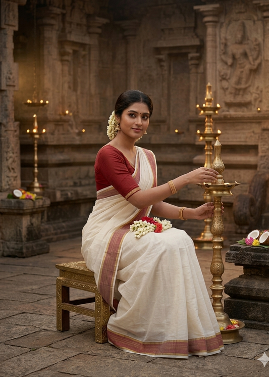 Southloom Kerala Cotton Saree SL460