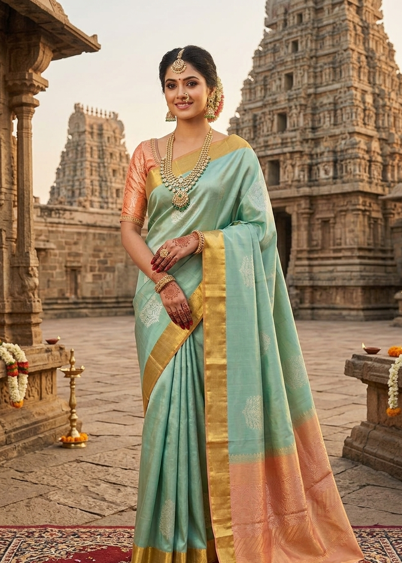 Southloom Handloom Silk Saree SL321