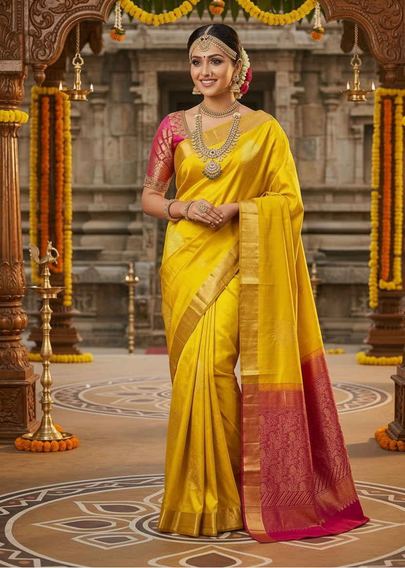 Southloom Handloom Silk Saree SL321