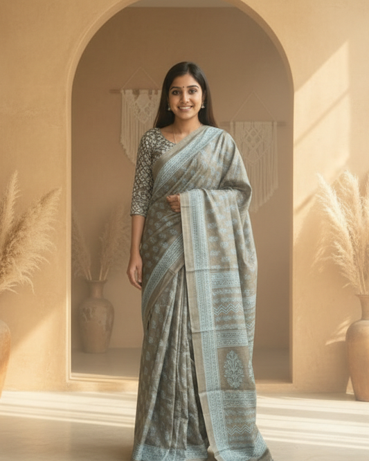 Semi Silk Saree SL231