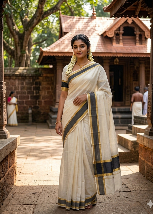Southloom Kerala Cotton Saree SL460