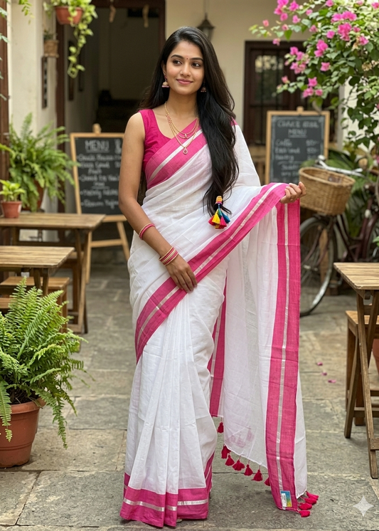 Kerala Mul Cotton Soft Fabric Saree SL215
