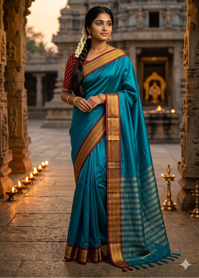 Southloom Semi Silk Narayanpet Saree SL265