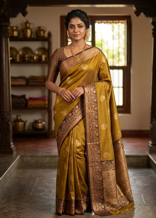Southloom Semi Silk Saree SL317