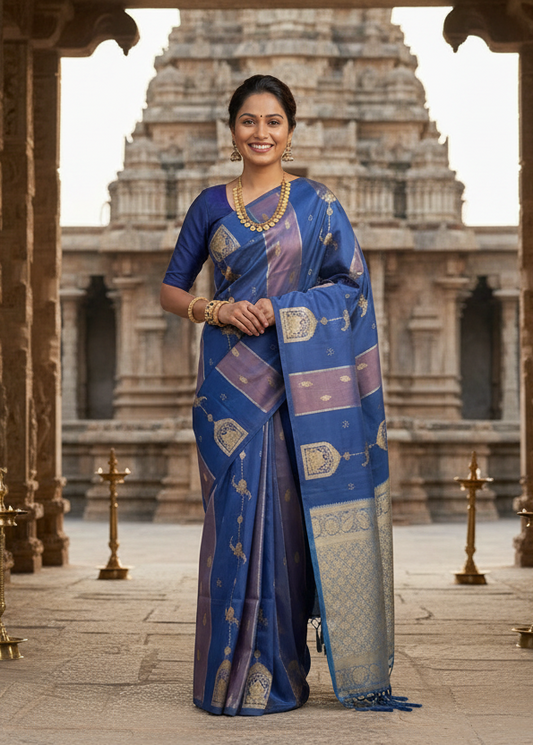 Semi Soft Silk Saree SL228