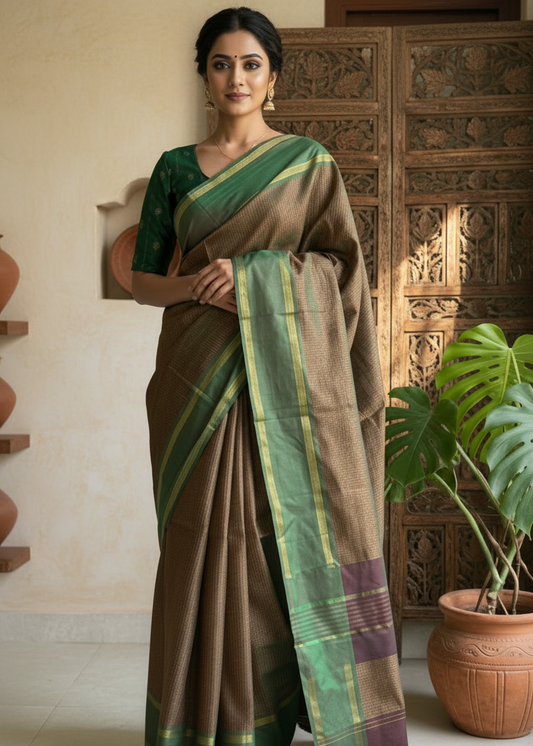 Semi Silk Saree SL224