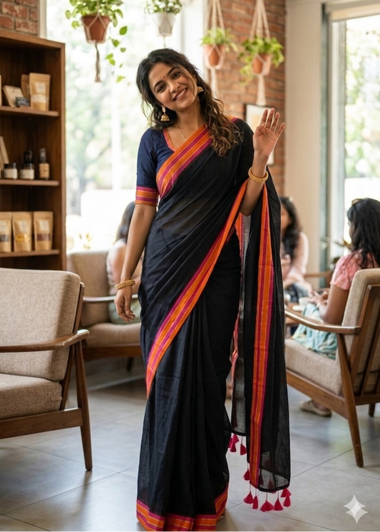 Kerala Mul Cotton Soft Fabric Saree SL215
