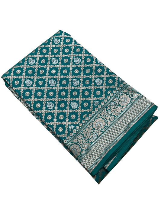 Southloom Pure Banarasi Silk Saree with Woven Work on Body and Borders