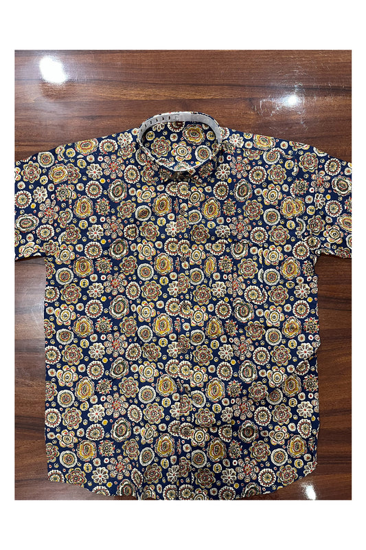 Southloom Jaipur Pure Cotton Printed Shirt For Men (XL)