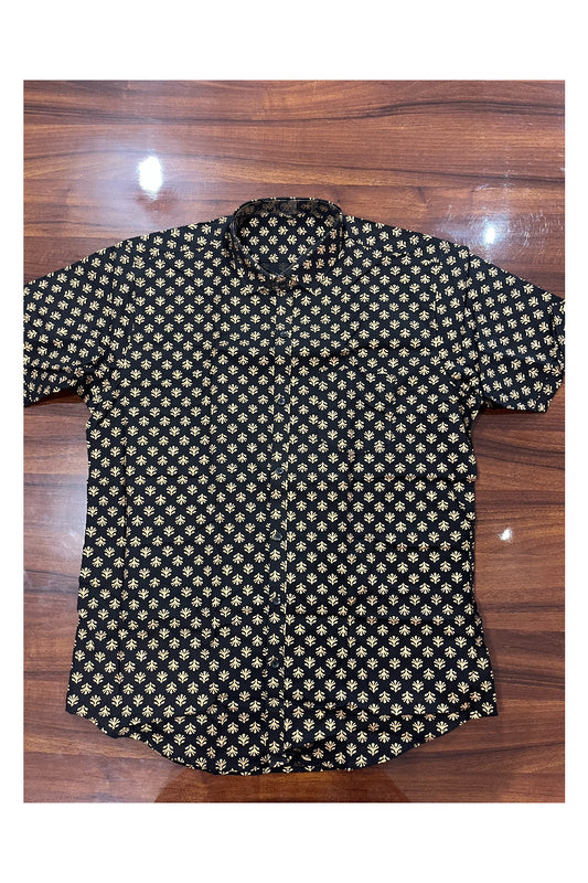 Southloom Jaipur Pure Cotton Printed Shirt For Men (3XL)