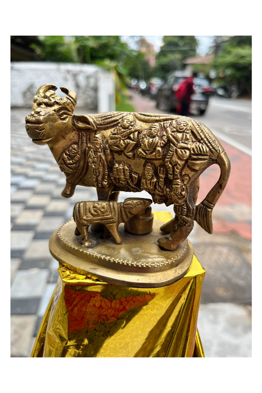 Southloom Solid Brass Handmade Nandi Handicraft
