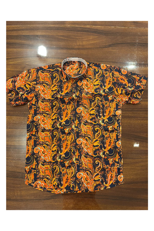 Southloom Jaipur Pure Cotton Printed Shirt For Men (Large)