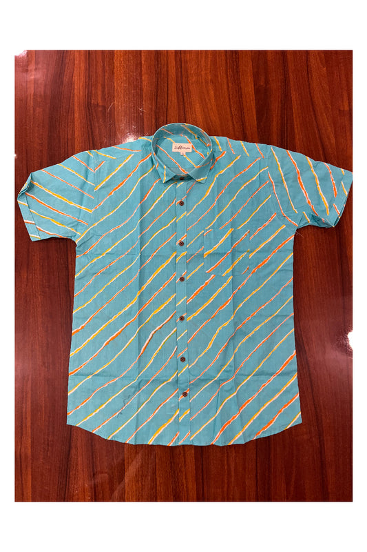 Southloom Jaipur Pure Cotton Printed Shirt For Men (Large)