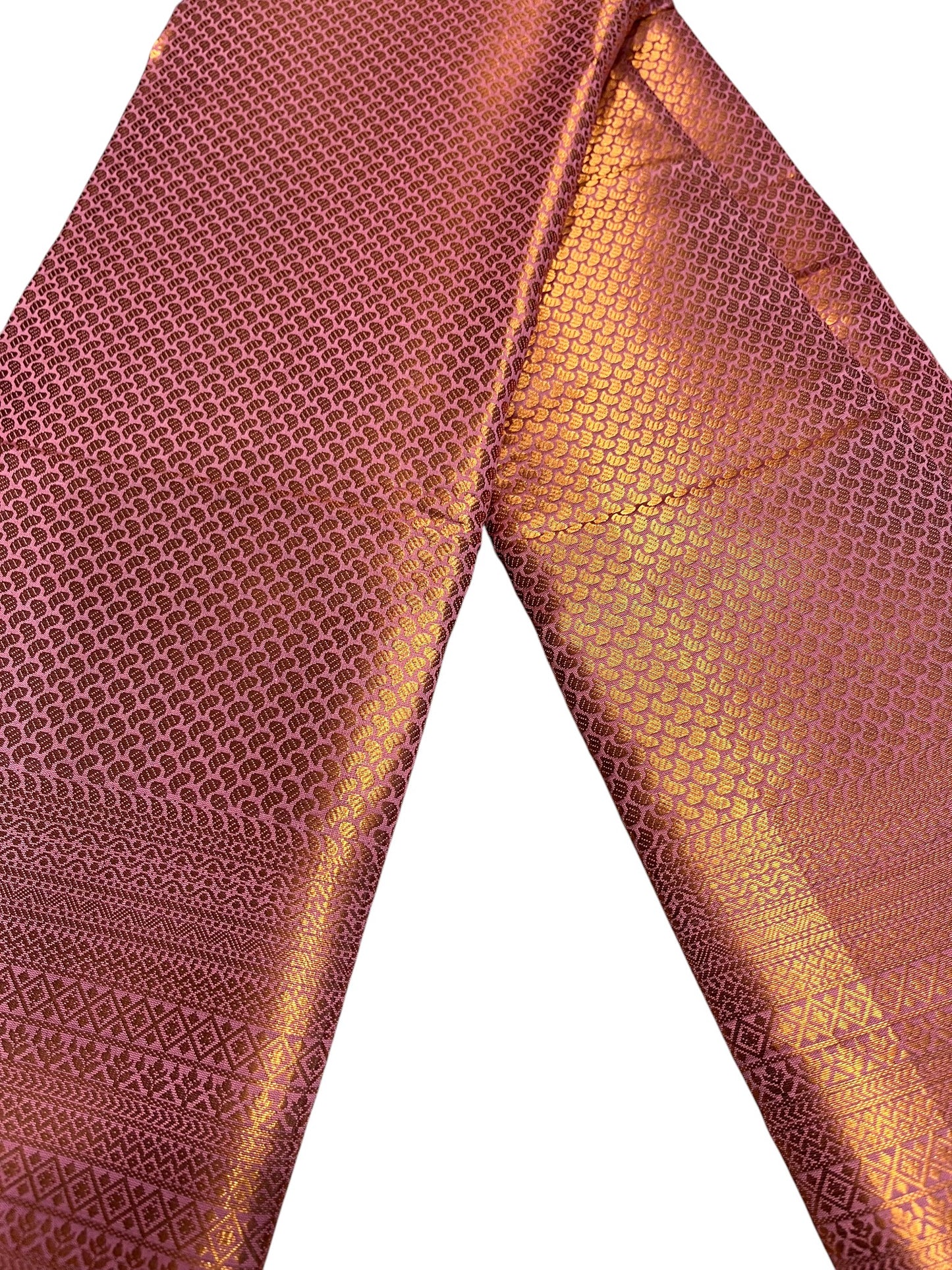 Southloom Premium Semi Silk Zari Work Brocade Saree in Bridal Pink with Matching Pallu