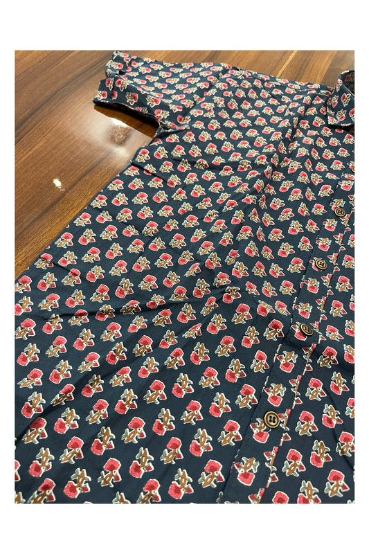 Southloom Jaipur Pure Cotton Printed Shirt For Men (Medium)