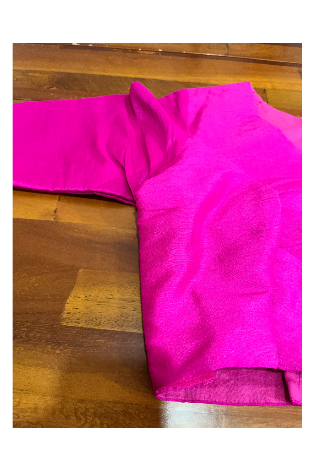 Southloom Magenta Raw Silk Ready Made Blouse