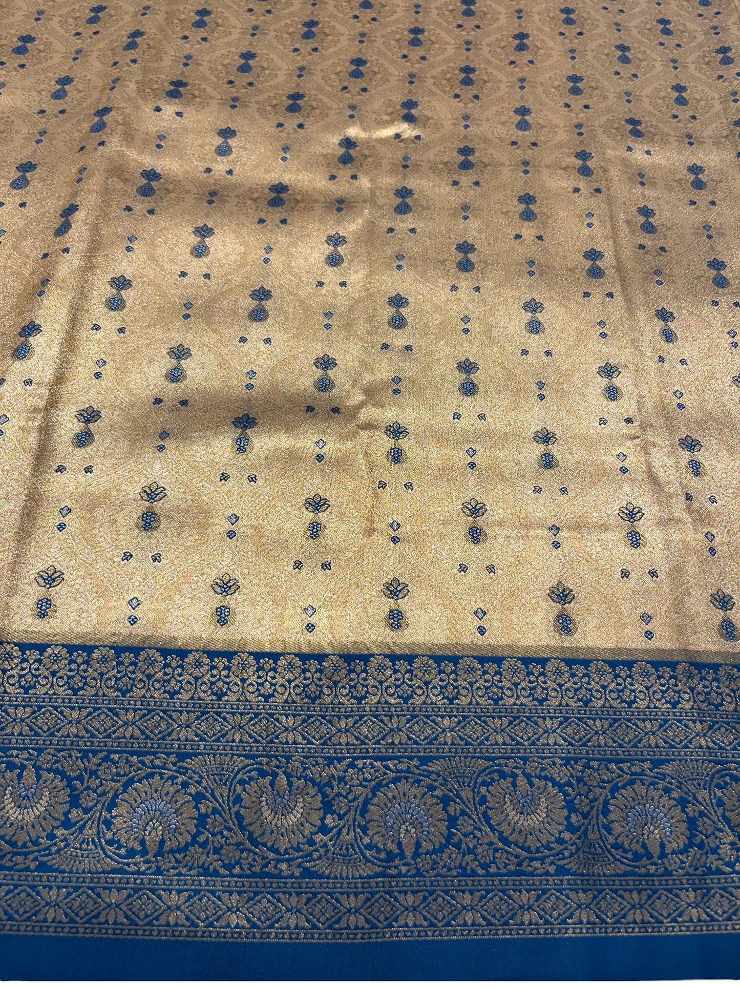 Southloom Semi Silk Saree with Woven Work on Body and Borders