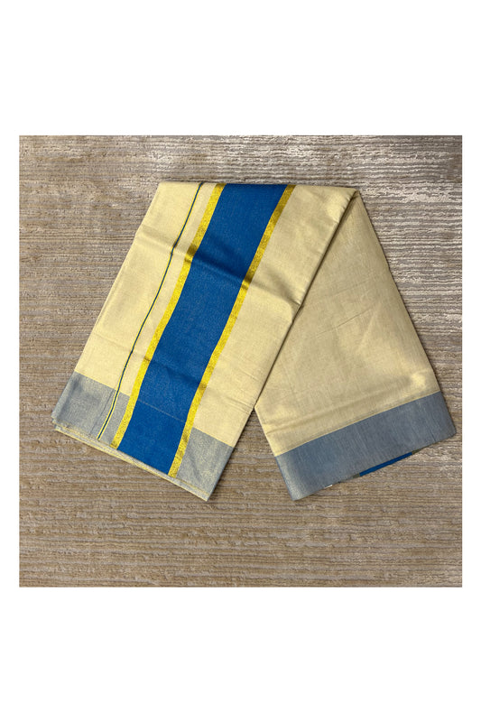 Southloom Kerala Tissue Kasavu Saree