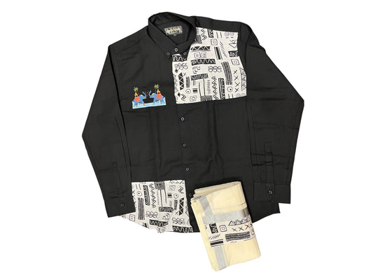 Southloom Stylish & Classy Budget Combo Shirt + Mundu for Men