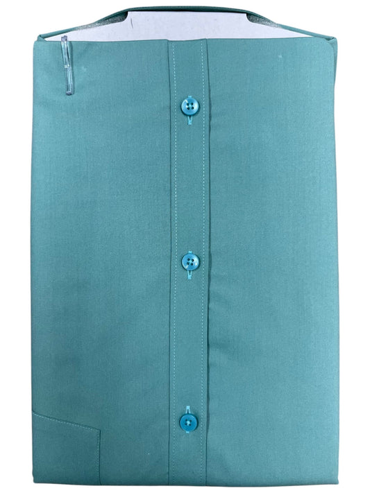 Southloom Pure Cotton Green Plain Shirt SLSHIRT 46 HS