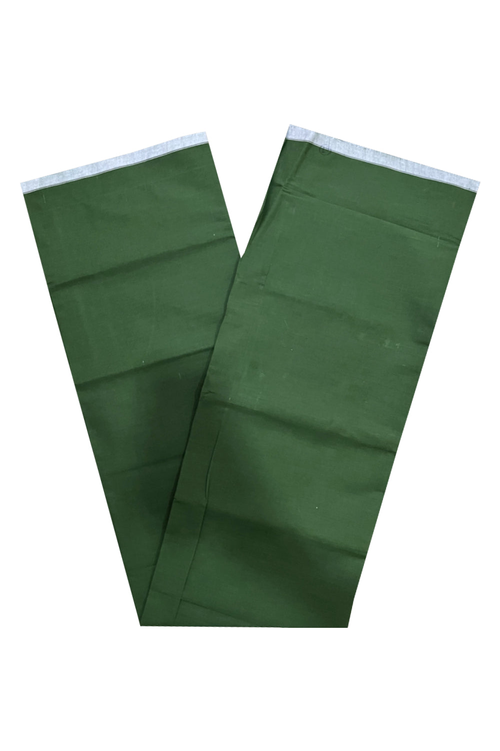 Southloom Green Single Mundu / Otta Mundu / Lungi (South Indian Kerala Dhoti)